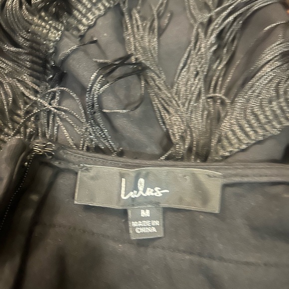 Lulus black fringe dress - Picture 6 of 7